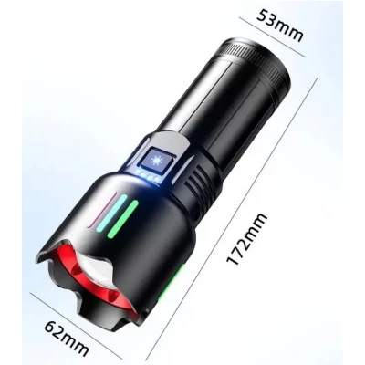 Lanterna profesionala de mana CB W522D Putere de 2000 lumeni