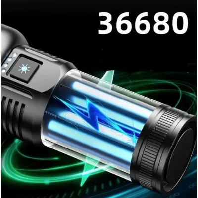 Lanterna profesionala de mana CB W522D Putere de 2000 lumeni