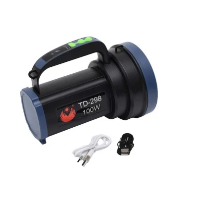 Lanterna de mana TD 298 cu Led 100W si 3 Faze de Lumina