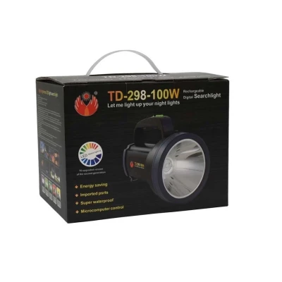Lanterna de mana TD 298 cu Led 100W si 3 Faze de Lumina