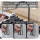 Chiuveta multifunctionala de bucatarie negru grafit cu 2 cascade robinet cascada afisaj digital temperatura 750x450