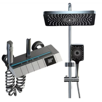 Set de dus smart cu afisaj LED control termostatic si 4 moduri pulverizare Tehnologie Avansata