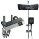 Set de dus smart cu afisaj LED control termostatic si 4 moduri pulverizare Tehnologie Avansata