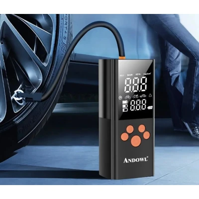 Compresor auto de aer putere de 50W cu afisaj digital Q CQ116