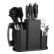 Set 20 Piese ustensile de bucatarie si cutite cu suport elegant tocator si accesorii