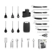 Set 20 Piese ustensile de bucatarie si cutite cu suport elegant tocator si accesorii