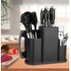 Set 20 Piese ustensile de bucatarie si cutite cu suport elegant tocator si accesorii