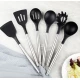 Set 20 Piese ustensile de bucatarie si cutite cu suport elegant tocator si accesorii