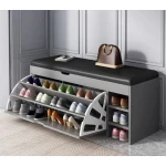 Dulap pentru pantofi tip bancheta GRI 100 X 34 X 51