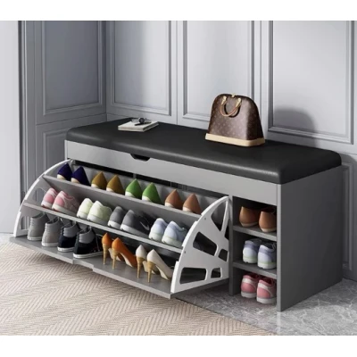 Dulap pentru pantofi tip bancheta GRI 80 X 34 X 51
