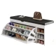 Dulap ALB pentru pantofi tip bancheta 80 X 34 X 51
