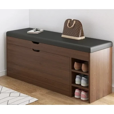 Dulap ALB pentru pantofi tip bancheta 80 X 34 X 51