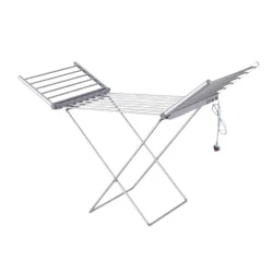 Uscator de rufe electric suprafata 12m inaltime ajustabila aluminiu inoxidabil pliabil 230W
