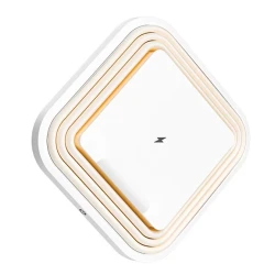 Lampa de noapte LED A92 pliabila incarcare wireless 25W alba 138x138mm