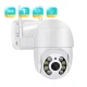 Camera de supraveghere video wireless pentru exterior rotatie 360 de grade mod de vedere nocturna
