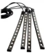 Lumini ambientale auto Q CD59 Kit interior LED RGB cu telecomanda Model 12 Led