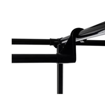 Suport dublu pentru umerase haine 170cm din metal si plastic 86x44cm