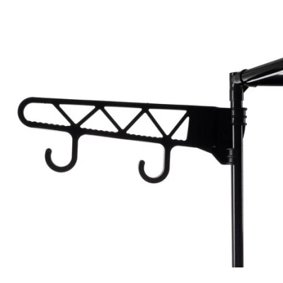 Suport dublu pentru umerase haine 170cm din metal si plastic 86x44cm