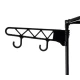 Suport dublu pentru umerase haine 170cm din metal si plastic 86x44cm
