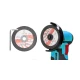 Polizor unghiular electric 19500rpm cu  2 baterii 12V disc de taiere dimensiuni 216x84x120mm
