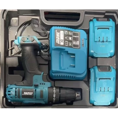 Trusa Bormasina Autofiletanta si Percutie 2 Acumulatori 48V 5Ah + 30 Accesorii MDHL LY