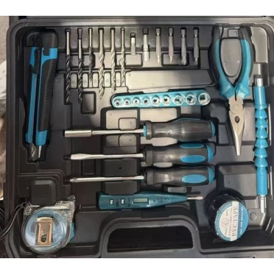 Trusa Bormasina Autofiletanta si Percutie 2 Acumulatori 48V 5Ah + 30 Accesorii MDHL LY