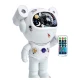 Proiector LED in forma de astronaut cu sunete si lumini stickere autoadezive conexiune Bluetooth
