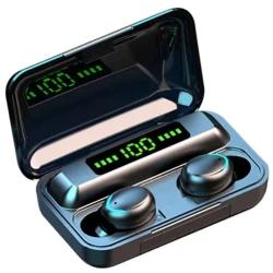 Casti Bluetooth Wireless profesionale cu afisaj digital TWS BTH F9 5