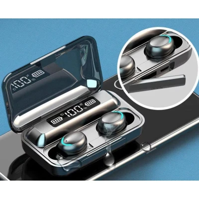 Casti Bluetooth Wireless profesionale cu afisaj digital TWS BTH F9 5