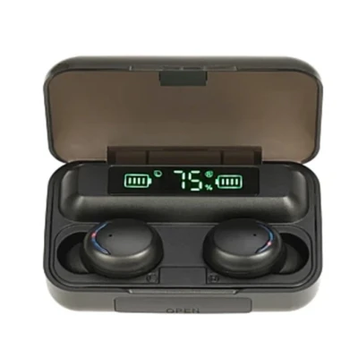 Casti Bluetooth Wireless profesionale cu afisaj digital TWS BTH F9 5