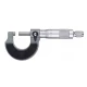 Micrometru pentru masurarea dimensiunilor 0-25 mm Negru/Argintiu