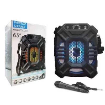 Boxa bluetooth portabila GTS 1222 de 6.5 inch cu microfon