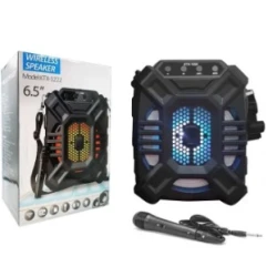 Boxa bluetooth portabila GTS 1222 de 6.5 inch cu microfon