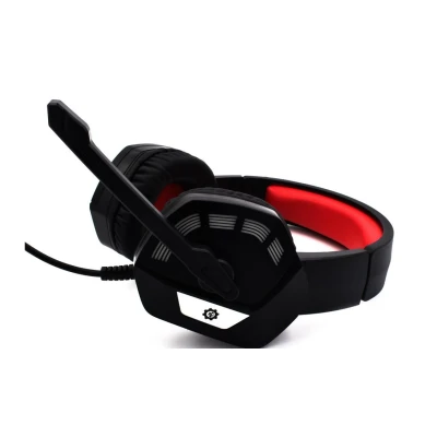 Casti gaming Q E6 Over Ear cu iluminare RGB negre