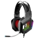 Casti pentru gaming Andowl Q E8 cu microfon si iluminare RGB