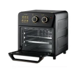 Friteuza cu aer cald S18 tip cuptor electric geam de sticla capacitate 12 L 1360W