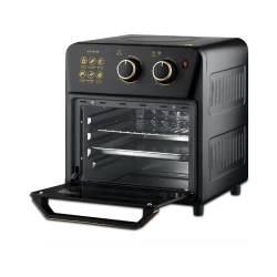 Friteuza cu aer cald S18 tip cuptor electric geam de sticla capacitate 12 L 1360W