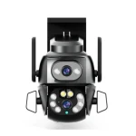 Camera de supraveghere Dubla PTZ de 8MP 4K model Q S800 cu Aplicatie