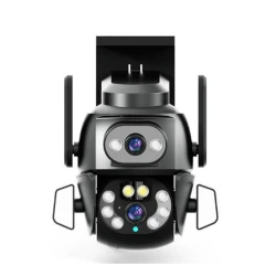 Camera de supraveghere Dubla PTZ de 8MP 4K model Q S800 cu Aplicatie
