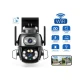 Camera de supraveghere Dubla PTZ de 8MP 4K model Q S800 cu Aplicatie
