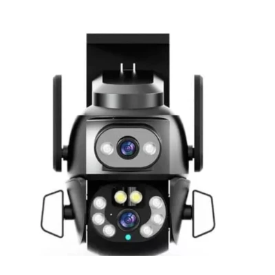 Camera de supraveghere Dubla PTZ de 8MP 4K model Q S800 cu Aplicatie