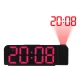 Ceas digital cu afisaj LED RD A395 cu funtie de alarma si intensitate reglabila proiector rotativ cu ora