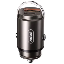 Incarcator auto Andowl Q DC310 de 50W cu incarcare rapida USB 3.0 si alimentare tip C
