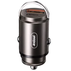 Incarcator auto Andowl Q DC310 de 50W cu incarcare rapida USB 3.0 si alimentare tip C