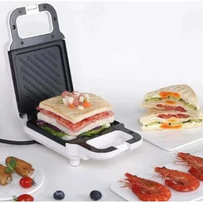 Mini aparat de sandvisuri portabil 800W Andowl Q JK01 placi antiaderente