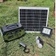 Kit Portabil Energie Solara GD LITE 9002 putere 100W Panou Solar Boxa FM/MP3 Iluminare LED