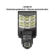 Lampa solara stradala cu camera de supraveghere SIM 4G Microfon + Difuzor incorporat