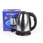 Cana fierbator Scarlett Inox 1500W capacitate 2L Declansare automata Inox/Negru