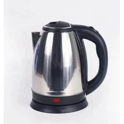 Cana fierbator Scarlett Inox 1500W capacitate 2L Declansare automata Inox/Negru