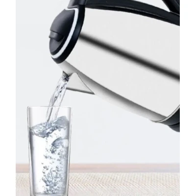 Cana fierbator Scarlett Inox 1500W capacitate 2L Declansare automata Inox/Negru